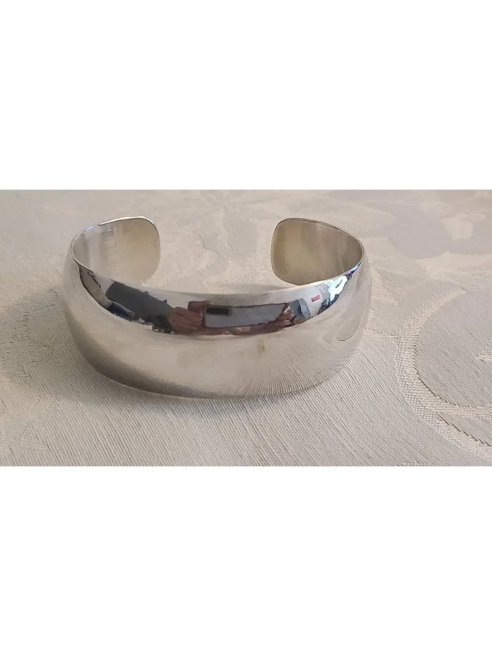 Vintage Navajo Tommy Singer TS Sterling Silver Cuff Bracelet 23g